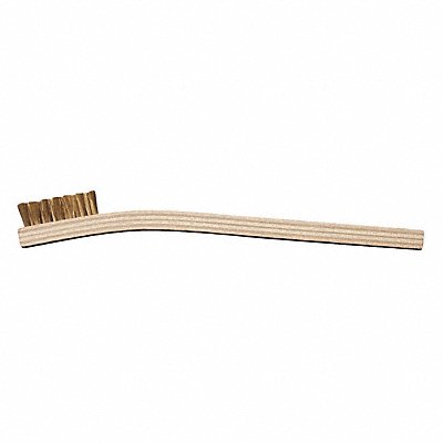 7-3/4 L Brass Short Handle Utility Brush 1 EA