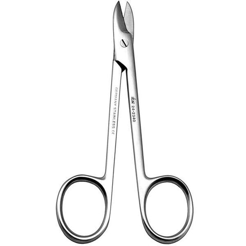 Sklar Instruments Scissors Crown 4" Sharp/Sharp Serrated Straight Stainless Steel Each - 24-2340