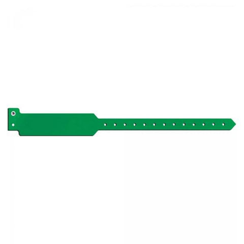 Precision Dynamics Corp. Wristband Identification Sentry SuperBand Polyester Kelly Green Adult 500/Box - 5050-22-PDM