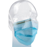 Molnlycke Healthcare Mask Tie On Surgine II Anti-Fog Not ASTM Rated Blue 60/Bx, 10 BX/CA - 42311