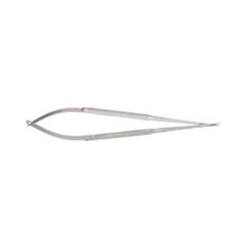 Miltex Scissors Microsurgery 7-1/8" Curved 6mm Stainless Steel Each - Integra Miltex - 17-2110