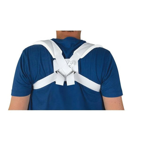 Medline Industries Inc Strap Deluxe Adult Clavicle Cotton White Size X-Large Each - ORT14110XL