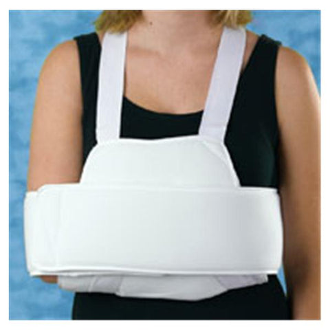 Medline Industries Inc Sling & Swathe Immobilizer Adult Shoulder Foam White Size Large/X-Large Each - ORT16020LXL