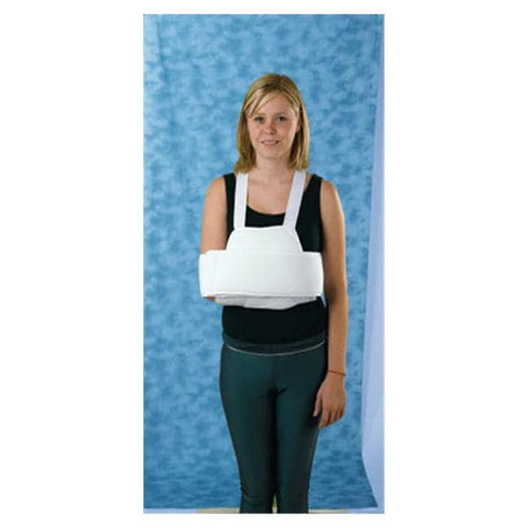 Medline Industries Inc Sling & Swathe Immobilizer Adult Shoulder Foam White Size Small/Medium Each - ORT16020SM