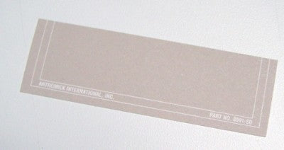 capsa Bin Name Tag - 4.5 Inch - Sand - Package Of 100