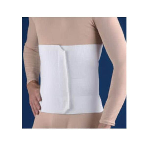 Fla Orthopedics Inc Binder Compression FLA Adult Abdominal Elastic Unsx 3Pnl White Size 9" Small Each - 34-6304