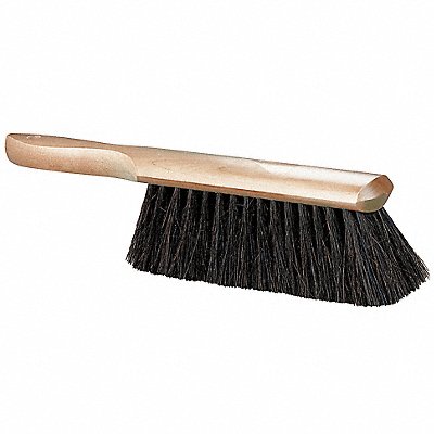 13-1/4 L Horsehair Short Handle Bench Brush Wooden