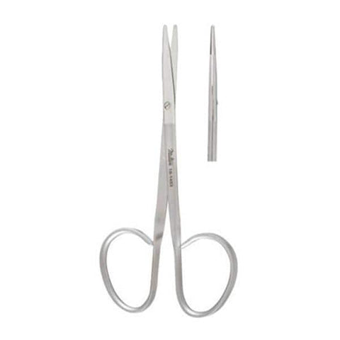 Miltex Scissors Strabismus 4-1/4" Straight Stainless Steel 1 - Integra Miltex - 18-1453