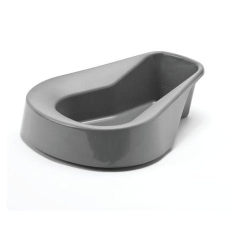 Medline Industries Inc Bedpan Pontoon 40oz Graphite Plastic Each, 20 Each/CA - DYND80217