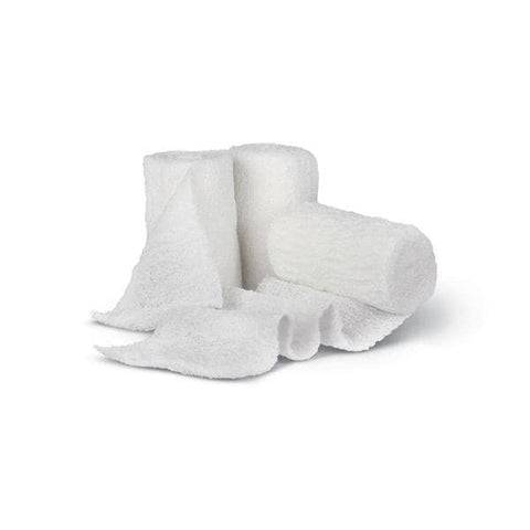 Medline Industries Inc Bandage Bulkee Lite 4"x4.1yd Gauze Cotton Roll LF Non-Sterile 12/Bg, 8 BG/CA - NON27494