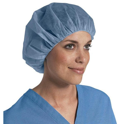 Medline Industries Inc Cap Bouffant Pro Series 28 in Blue 500/Ca - NON30223B