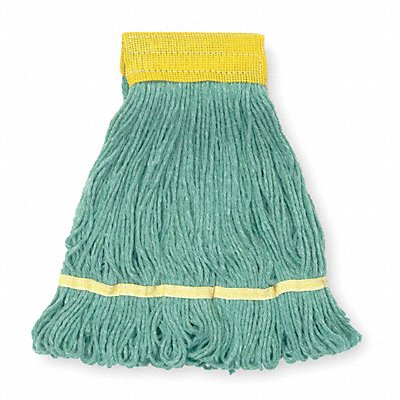 Clamp Quick Change Side-Gate Cotton String Wet Mop Head Green