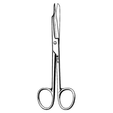 Sklar Instruments Scissors Splitting 6" Sharp/Blunt Serrated Straight Stainless Steel Each - 97-0555