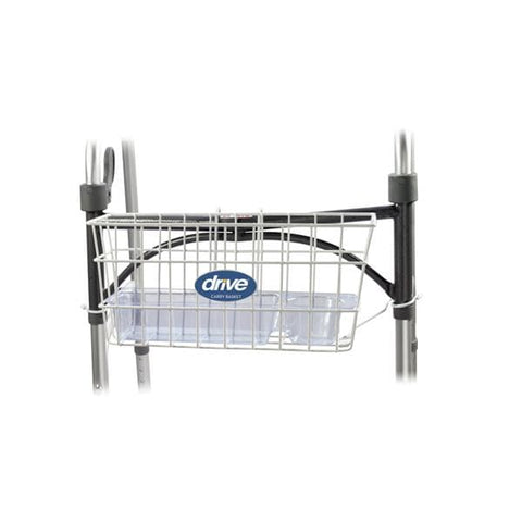 Drive Medical Designs Basket Walker Wire White Each - 10200B