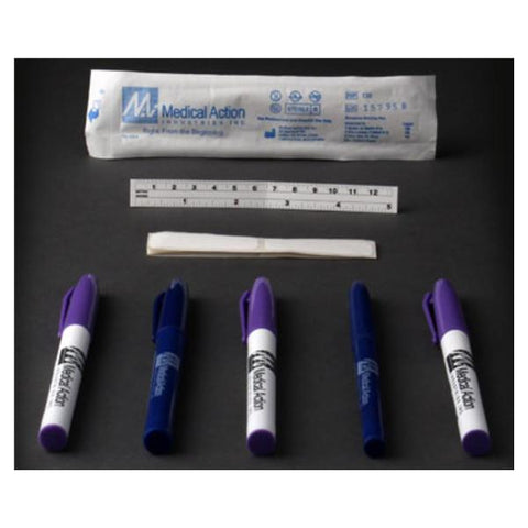 Medical Action Industries System Skin Marking Standard Point Tip Sterile 25/Bx, 4 BX/CA - 130