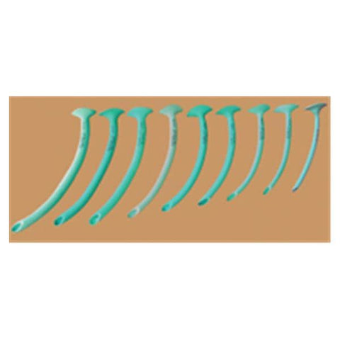 SunMed Airway Nasopharyngeal Individual Robertazzi Adult 20Fr Flexible Green Each, 10 Each/PK - 1-5075-20