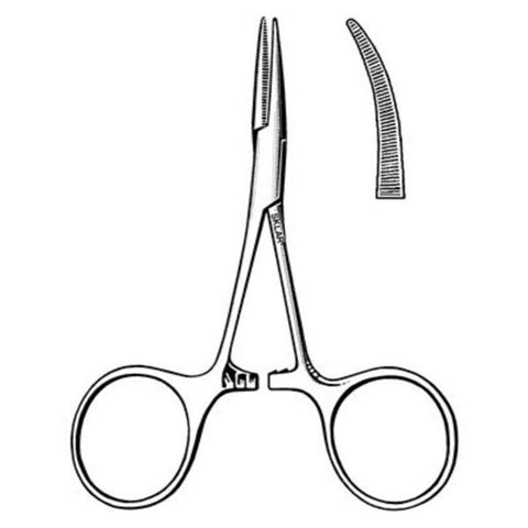 Sklar Instruments Forcep Hemostatic Hartmann Mosquito 3-1/2" Curved Each - 17-1335