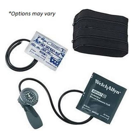 Welch Sphygmomanometer Aneroid DuraShock 9/11 Chld/Adlt Arm Dl Dspl Black/Gray Eachch - Allyn - 5098-42