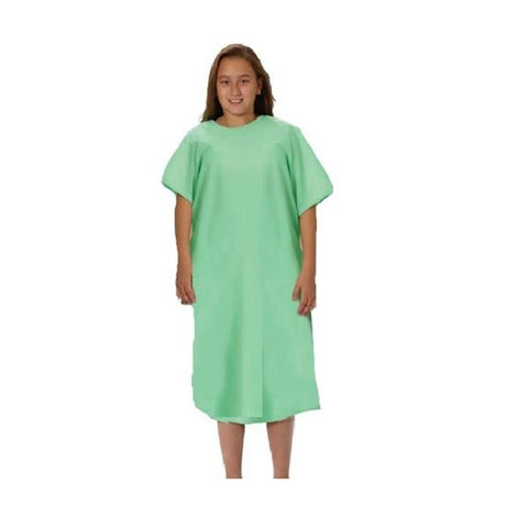 Fashion Seal Gown Patient Polyester Knit Large Unisex Green Child Each - 5672-L