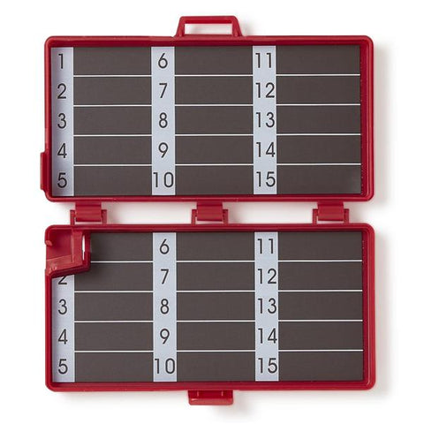 Medline Industries Inc Counter Needle Double Magnet 30 Count Red Sterile 50/Ca - NC30MBR