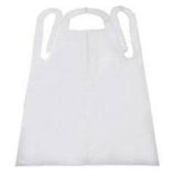 Tidi Products LLC Apron Polyester Taffeta FoodCare Unisex White 28 in x 46 in Adult 500/Ca - 10418
