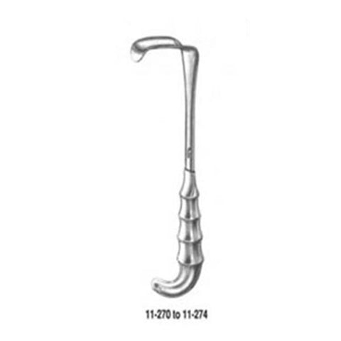 Miltex Retractor Kelly 10x3x2-1/2" Hollow Grip Handle Stainless Steel Each - Integra Miltex - 11-274