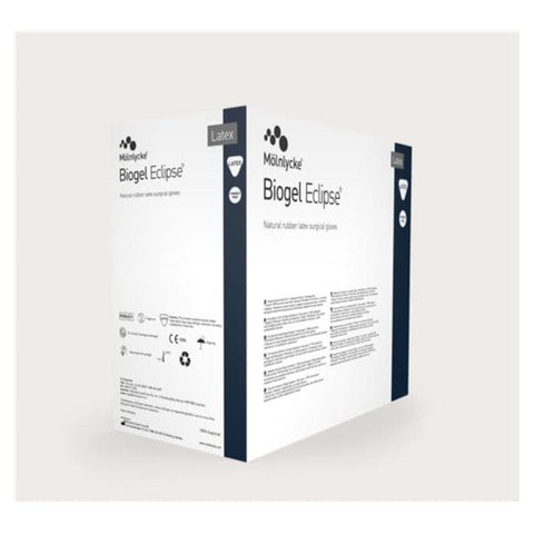 Molnlycke Healthcare Gloves Surgical Biogel Eclipse Powder-Free Latex 7 Sterile Straw 200/Ca - 75270