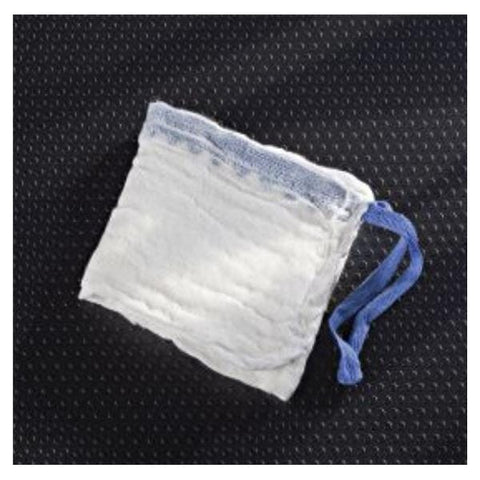 Medical Action Industries Sponge Laparotomy Sterile 1% Cotton 18x18" X-Ray Detectable Pre-Washed 200/Ca - 450