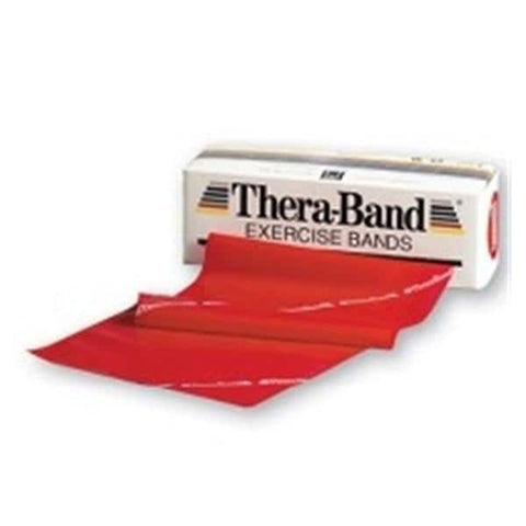 The Hygenic Corp. Band Exercise Thera-Band 4 Red Md Not Made With Natural Rubber Latex 25 yards, 12 Each/CA - 20334