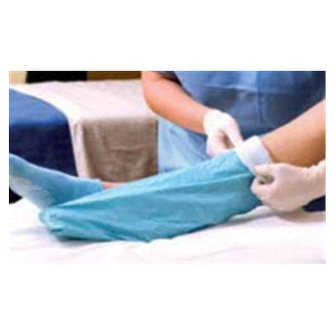 Alba Stockinette Impervious Cotton 8x38" White/Blue LF Strl CA - Waldensian, Inc - 20838