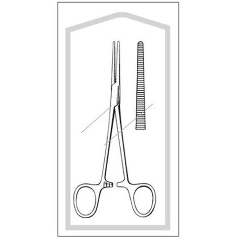 Sklar Instruments Forcep Hemostatic Crile Econo 5-1/2" Blunt Serrated Straight SS Disposable 25/Ca - 96-2551