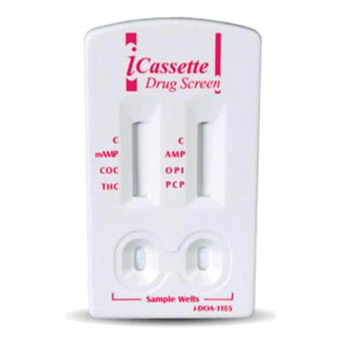 Alere Toxicology iCassette Drug Screen Test Kit CLIA Waived 6 Panel 25/Bx - Products - I-DOA-1165