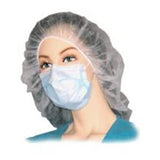Aspen Surgical Mask Procedure ASTM Level 1 Pleated Blue 50/Bx, 10 BX/CA - 15120