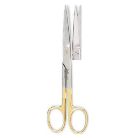 Miltex Scissors Operating 5-1/2" Sharp/Sharp Curved Standard Tungsten Carbide Each - Integra Miltex - 5-36TC