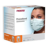 Crosstex International Mask Procedure Maxi-Gard ASTM Level 2 Pleated Blue Size 100/Bx, 5 BX/CA - GCPBL100