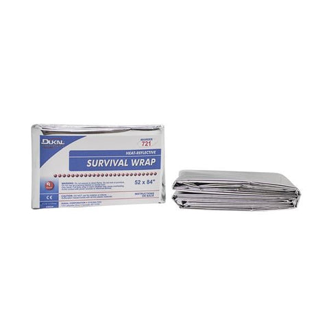 Dukal Corporation Blanket Emergency/Rescue 52x84" Foil Silver Each, 250 Each/CA - 721
