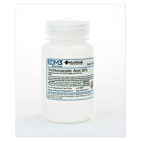EDML, LLC Trichloroacetic Acid 35% 4oz Each - 400564