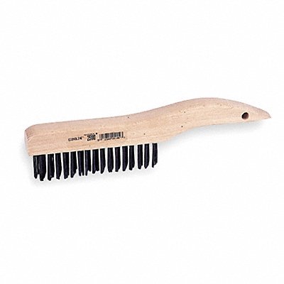 10-1/4 L Stainless Steel Short Handle Scratch Brush 1 EA