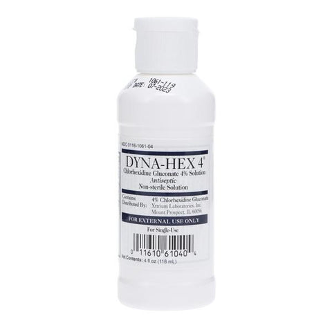 Xttrium Labs Inc Scrub Surgical Dyna-Hex 4 oz 48/Ca - 1061DYN04