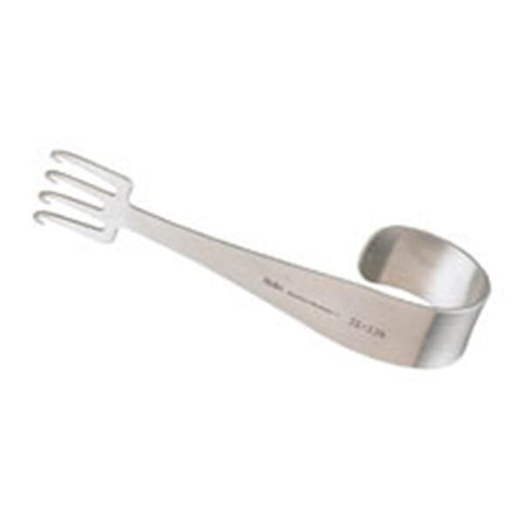 Miltex Retractor Rake Freeman 4-3/4"x25mm 4 Sharp Inline Prong Stainless Steel Each - Integra Miltex - 21-124