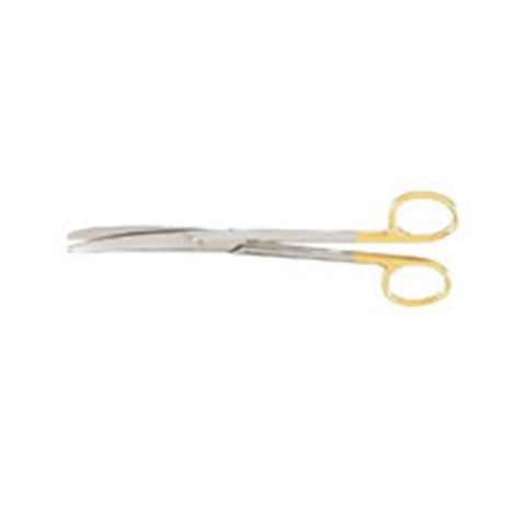 Miltex Scissors Dissecting Mayo 6-3/4" Beveled Curved Tungsten Carbide Eachch - Integra Miltex - 5-126TC