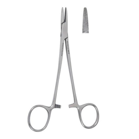 Miltex Holder Needle Baumgartner Vantage 5-1/2" Serrated Jaw Stainless Steel Each - Integra Miltex - V98-40