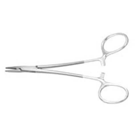 Miltex Holder Needle Neivert Padgett 5" Serrated Jaw Angled Ring Tungsten Carbide Each - Integra Miltex - PM-2420