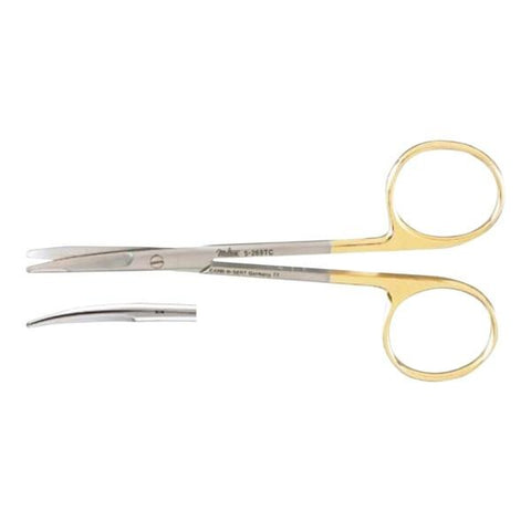 Miltex Scissors Kaye Padgett 4-1/2" Serrated Curved Stainless Steel Each - Integra Miltex - PM-29065