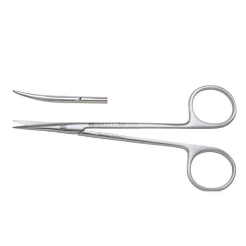 Miltex Scissors Thomas Iris Padgett 4-1/2" Semi-Sharp Curved Stainless Steel Each - Integra Miltex - PM-3102