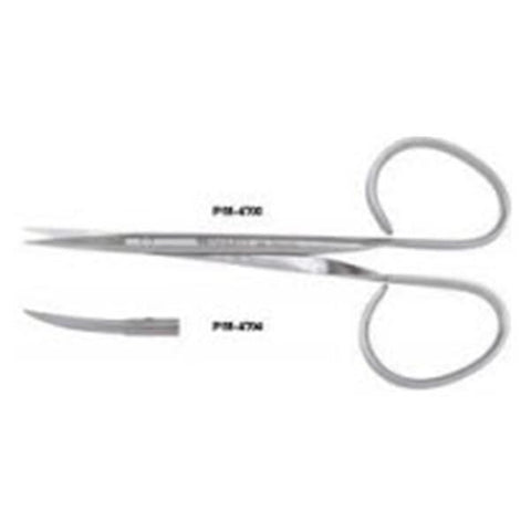Miltex Scissors Iris Padgett 4" Sharp/Sharp Curved Stainless Steel Each - Integra Miltex - PM-4704