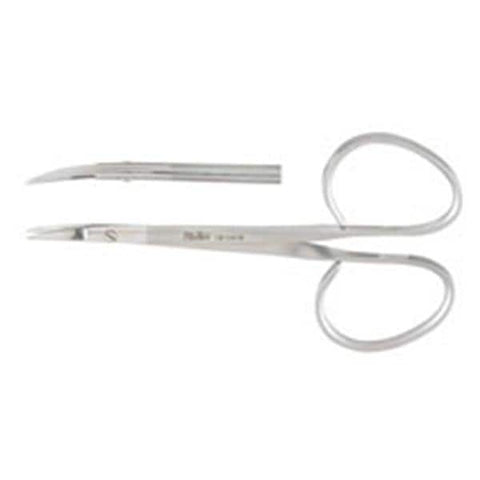 Miltex Scissors Mini Iris 3-3/4" Ribbon Curved 14mm Stainless Steel Each - Integra Miltex - 18-1418