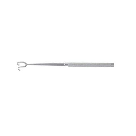 Miltex Retractor Fomon Padgett 6-1/2"x13mm Blunt Double Ball End 2 Prong SS Each - Integra Miltex - PM-5381