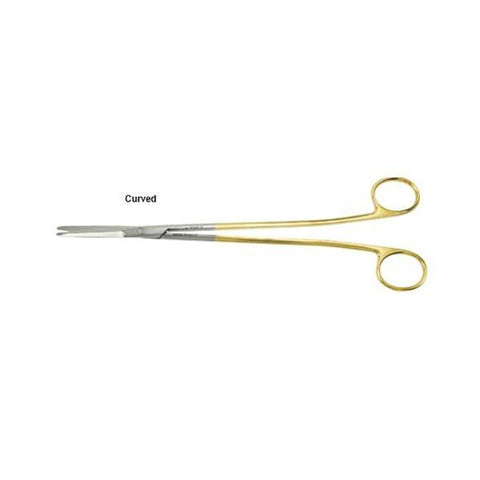 Miltex Scissors Plastic Surgery Gorney Padgett SuperCut 9" SuperCut Curved TC Each - Integra Miltex - PM-6833TC