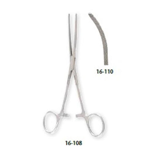 Miltex Forcep Intestinal Baby Doyen 6-3/4" Straight Diagonal Serrated SS EachCH - Integra Miltex - 16-108